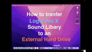 Logic Pro X moving Libraries to an external SSD Hard Drive Macbook Pro M1 Pro