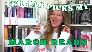 TBR prompt jar chooses my March reads!📖🍀