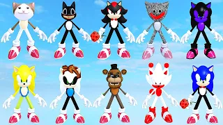 FIND the SONIC MORPHS *How To Get All 30 New Badges and Morphs* PART 6! Roblox