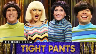 Tight Pants with Will Ferrell, Jennifer Lopez and Christina Aguilera | The Tonight Show