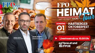 Auftakt Heimat Herbst - Der Frühschoppen der FPÖ am Hartberger Oktoberfest 2023