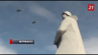 Летчики Северного флота провели генеральную репетицию авиавыступления в День Победы