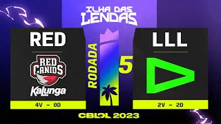 Red Canids vs LOUD | CBLOL 2023: 5ª Rodada - 1ª Etapa | Ilha das Lendas