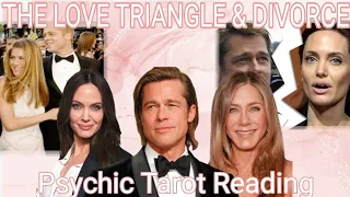 Brad Pitt and Angelina Jolie divorce. Jennifer Anistons end with brad pitt. Psychic tarot reading