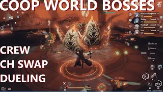 Tower of Fantasy - World Bossing with your Crew - Hot Swapping Channels - Dueling in Open World