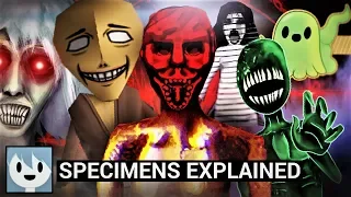 All Specimens from Spooky's Jumpscare Mansion Explained!