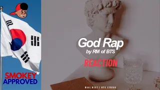 God Rap | RM (BTS - 방탄소년단) English Lyrics #bts #btsreaction #btsarmy