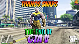 THANOS SNAPED & Kills everyone in GTA V | GTA V MODS | GTA V Gameplay