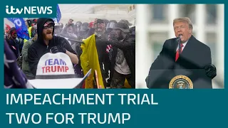 Trump's impeachment trial: Did he incite the January 6 US Capitol riots? | ITV News