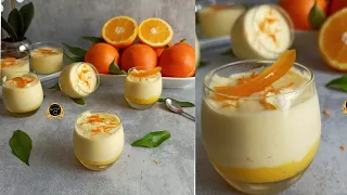 Orange Mousse Recipe, a light and delicious dessert 😋