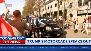 Trump's motorcade tells the truth about the coup