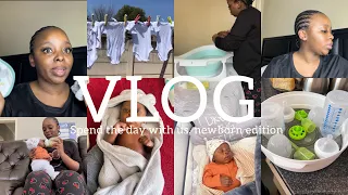 #vlogtober Ep 3: DAY IN A LIFE WITH A NEWBORN || 6 Weeks old || South African YouTuber