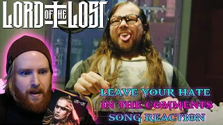 LORD OF THE LOST - Leave Your Hate In The Comments (Song Reaction)