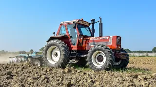 Fiatagri 180-90 Turbo DT e dischiera Spedo [FHD]