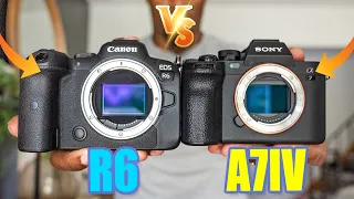 TORN!! SONY A7IV vs CANON R6 (Which should you buy?)