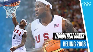 🇺🇸 LeBron James' Most Insane Dunks! 🏀 | Beijing 2008