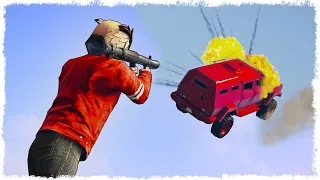 РПГ vs БРОНЕВИК В GTA ONLINE!!!