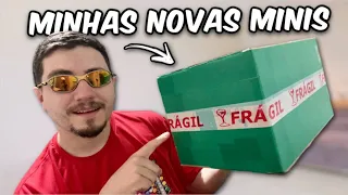 ABRINDO CAIXA COM VÁRIAS MINIATURAS NOVAS QUE COMPREI