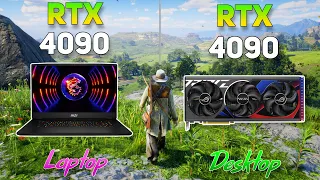 Fastest RTX 4090 Laptop vs Desktop - Insane Results! [ Test in 12 Games ]