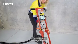 How to use a floor grinder