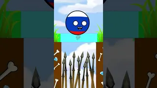 Who will help Mexico? UK, Russia, China - countryballs animation #countryballs #shorts