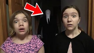 SLENDER MAN IN OUR HOUSE. (SCARY)