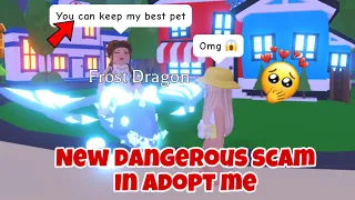 New Dangerous Scam in Adopt me *Be careful* 🥺💔