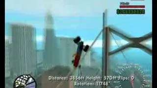 GTA San Andreas biggest jumps ever made