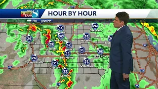 Chief meteorologist Jason Sydejko gives the latest forecast for Friday's severe weather