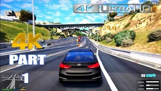 Grand Theft Auto 5 4K Ultra Graphics Gameplay Part 1 - GTA 5 PC 4K 60FPS | EPIC GAMER HINDI  .