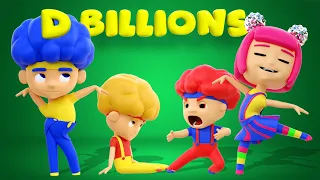 Chicky, Cha-Cha, Lya-Lya, Boom- Boom dengan Pahlawan Baru | D Billions Lagu Anak-Anak