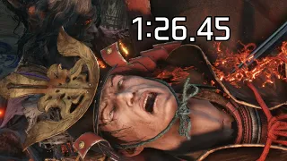 Sekiro - Inner Genichiro 1:26.45 (Reflection Boss Speedrun)