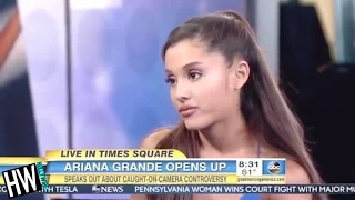 Ariana Grande Apologizes AGAIN For Licking Donuts & Teases New Music! | Hollywire