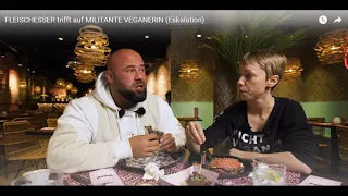 FLEISCHESSER trifft auf MILITANTE VEGANERIN (Eskalation) Reaction feat. Mettdog