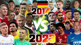 2014 GERMANY VS 2023 GERMANY  🔥(GOMEZ, MESUT OZIL, SCHWEINSTEIGER, RUDIGER, NEUER)