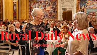 Queen Margrethe II of Denmark:  All Smiles as She Enjoys a Gala Dinner at Christiansborg Slot!