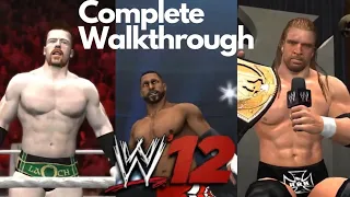 WWE '12 - Road to Wrestlemania (Complete Walkthrough)