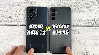 Xiaomi Redmi Note 12  vs Sam Sung Galaxy A14 4G Speed Test And Multi - Tasking Comparison!