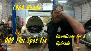 1964 Volkswagen beetle Carburetor Downgrade to Upgrade 009 Distributor Flat Spot Fix & Test drive
