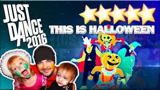 ТАНЕЦ ДЛЯ ДЕТЕЙ THIS IS HALLOWEEN JUST DANCE 2016 Видео игра для детей мультик 2017 дети и родители