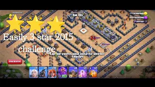 Supercell gave us hardest 2015 challenge part-4 Clash of clan | Easily 3 star 2015 | BIPUL GAME PLAY