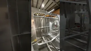 54' Aluminum Catamaran Hull Under Construction - ACI Boats