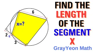 Find the length x Important Geometry skills explained #geometryskills #mathpuzzles