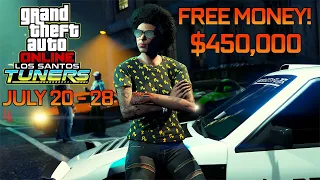 Earn $450,000 Bonus Money + New Clothing Items (July 20 - July 28) | GTA Online Los Santos Tuners