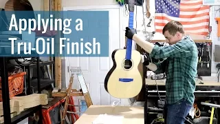 Applying a Tru-Oil Finish (Ep 23 - Acoustic Guitar Build)