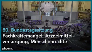 80. Sitzung des Deutschen Bundestages