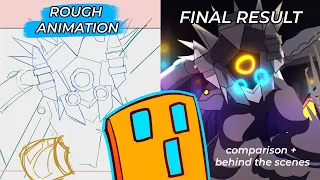 Geometry Dash Official Animation | Comparison and Behind The Scenes