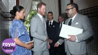 Duke and Duchess of Sussex meet King Mohammed VI