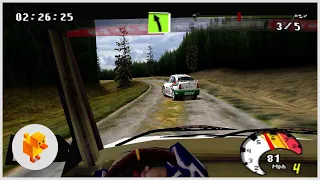 Mobil 1 Rally Championship (PS1) Arcade - Pirelli International Rally - DuckStation Emulation