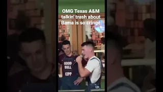 Texas A&M Midnight Yell comes to Birmingham to talk trash about Bama in cringeworthy tradition.